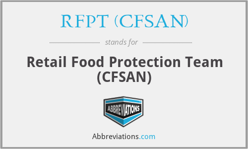 RFPT (CFSAN) - Retail Food Protection Team (CFSAN)